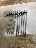 Hunting camp tent spikes