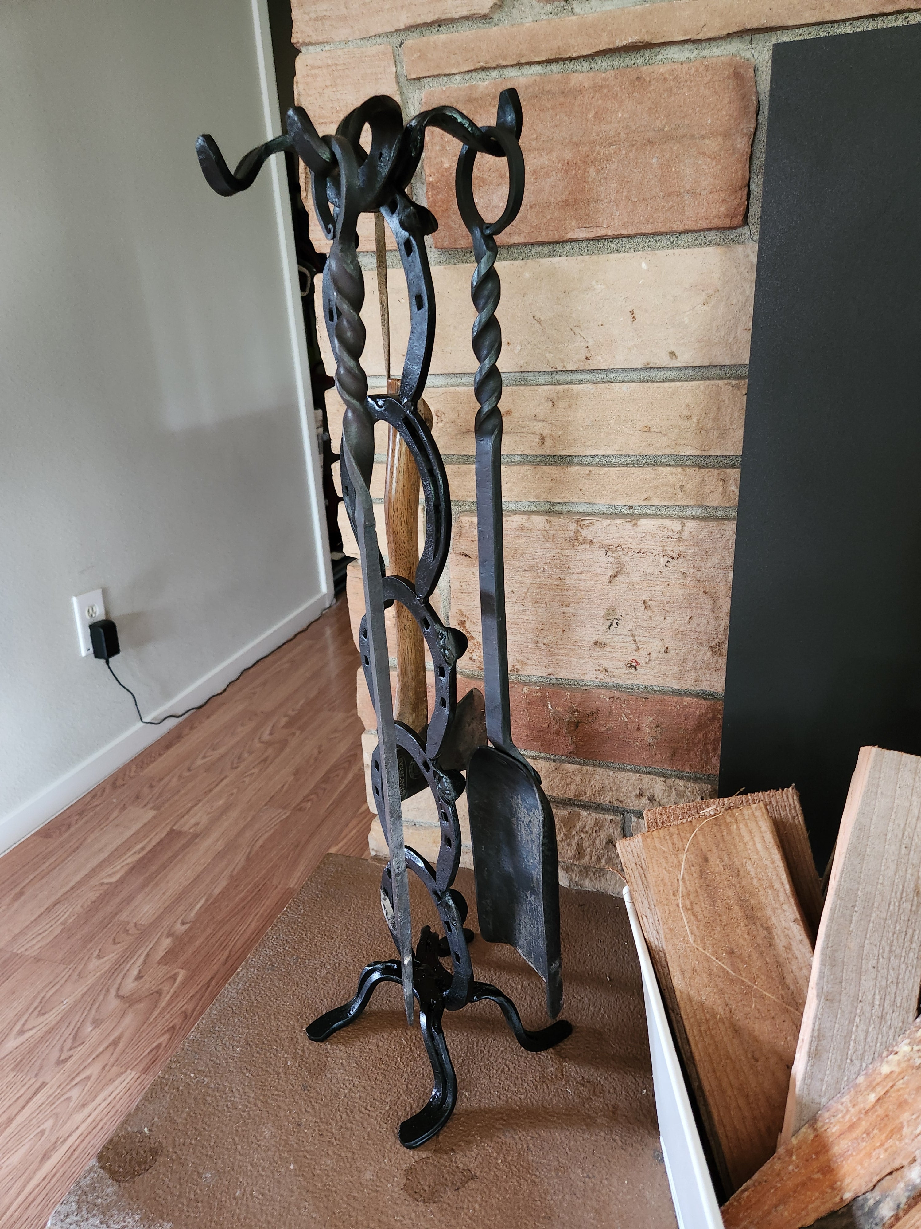 Fireplace fire poker