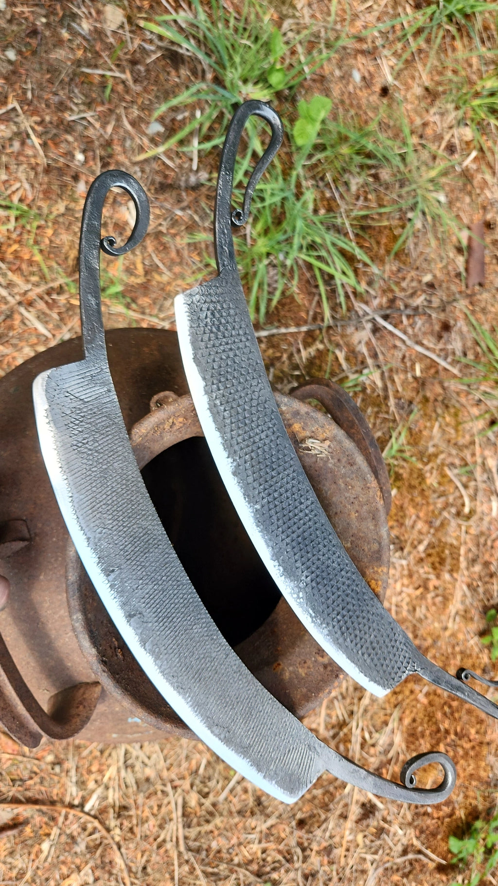 Farrier rasp pizza cutter
